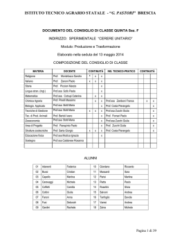 documento finale classe 5F