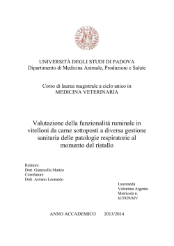 Documento PDF - Universit&agrave; degli Studi di Padova