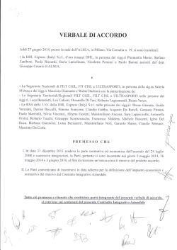 accordo integrativo dhl