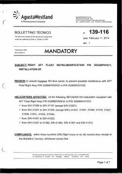 BOLLETTINO TECNICO 139-116