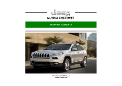 NUOVA CHEROKEE - Automobilismo