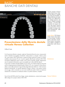 BANCHE DATI DENTALI BASIC