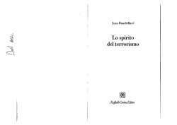 Jean Baudrillard, Lo spirito del terrorismo (pdf)