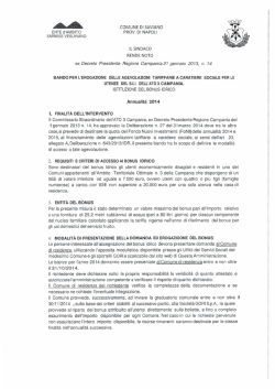Scarica il Bando e il modulo di domanda