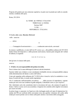 ADR Sentenza 2014.09.29 M. endoprocessuale Tr