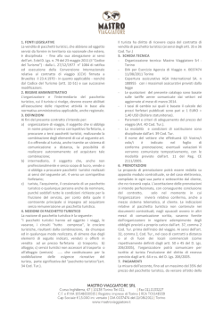 condizioni generali e assicurazione