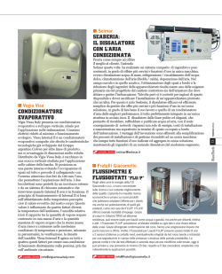 FLUSSIMETRI E FLUSSOSTATI &ldquo;FLU/P&rdquo;