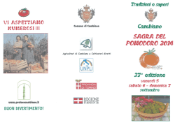 sagra del pomodoro - Gruppo Folk Pianezza