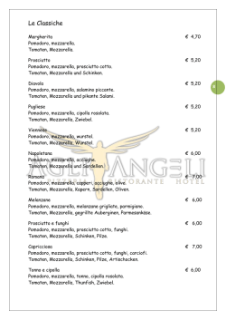 le pizze - Agli Angeli Pertegada