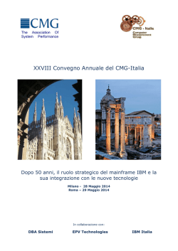 XXVIII Convegno Annuale del CMG