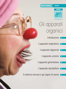 Gli apparati organici
