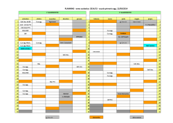 PLANNING - anno scolastico 2014/15