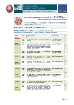 Programma SIC_CANT_25-OTTOBRE - DICEMBRE 2014