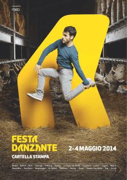 Cartella stampa - F&ecirc;te de la danse