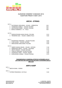 venerdi 9 maggio arpa-chitarra-fisrmonica-archi
