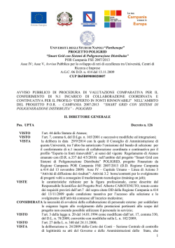 Bando - Università degli Studi di Napoli "Parthenope"