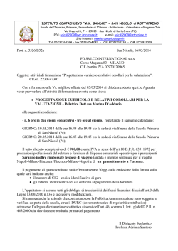Prot. n. 3526/B32a San Nicolò, 16/05/2014 FO.SVI.CO