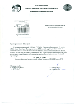 REGIONE CALABRIA - FIMMG Catanzaro