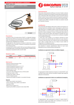 SERIE R144ST Funzionamento Installazione