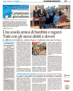 g-lcc - xvii - Campionato di Giornalismo il Giorno