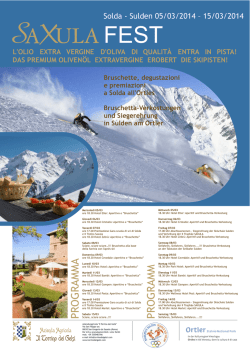 PR O G R A M M A PR O G R A M M