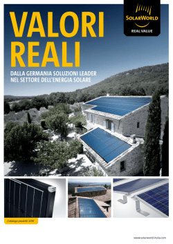 Scarica - SolarWorld