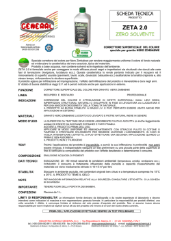 Scheda tecnica - Industria Chimica General