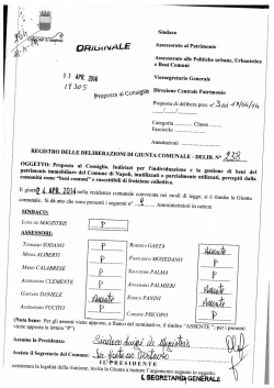 L SEGRrTARf CENERAL - Salviamo il paesaggio