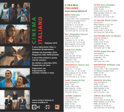 cinema-italiano - Italienisches Kulturinstitut Zürich