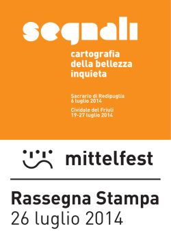 Rassegna Stampa 26 luglio 2014