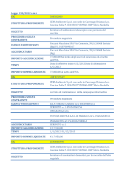 elenco PDF dei contratti affidati CEM Ambiente