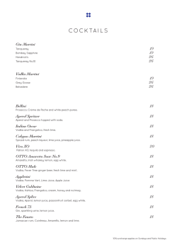 COCKTAILS - Otto Ristorante