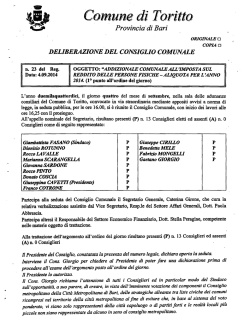 irpef - Comune di Toritto