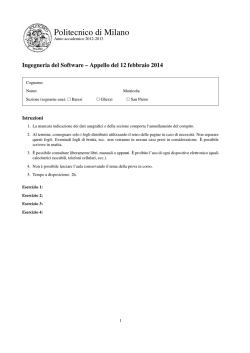 Prova del 12/02/2014 - Politecnico di Milano-DEIB