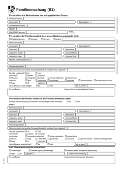 Gesuch Familiennachzug (B2) IX.14