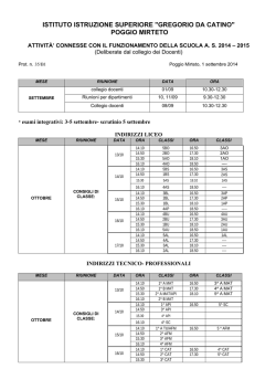 piano annuale delle attivita