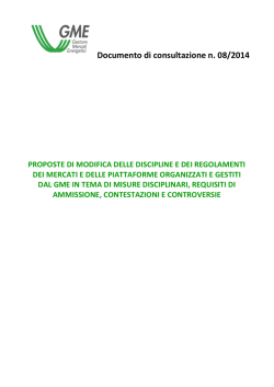Nota di presentazione delle modifiche &ldquo;urgenti&rdquo;