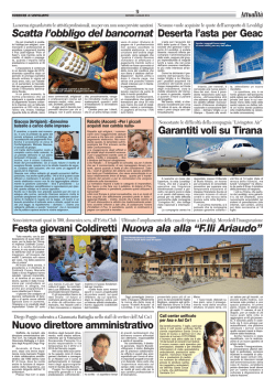 Nuova ala alla &ldquo;F.lli Ariaudo&rdquo; Nuovo direttore
