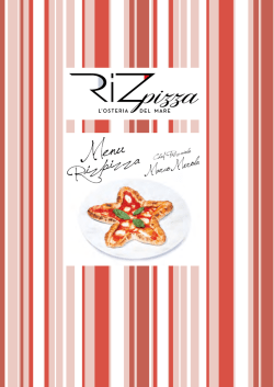 Menu Rizpizza