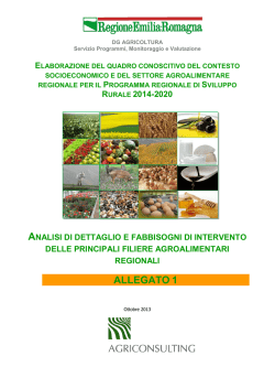 ALLEGATO 1 - Agricoltura e pesca - Regione Emilia