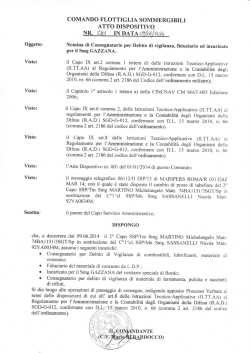 A.D. NR. 281 N DATA 09 GIU 2014