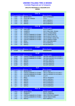 UNIONE ITALIANA TIRO A SEGNO