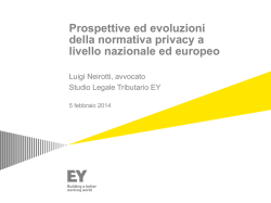 Presentazione Avv. Neirotti