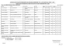 Adozioni per classe A4 - ISISS