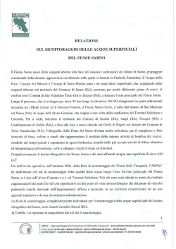 Audizione ARPAC per il fiume Sarno (relazione)