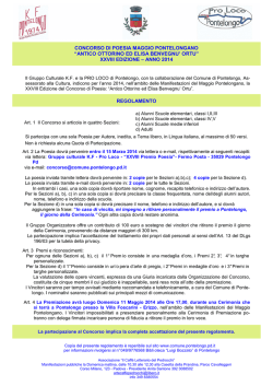 scarica il regolamento in pdf