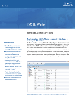 EMC NetWorker