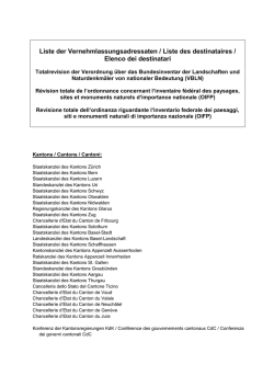 Elenco dei destinatari