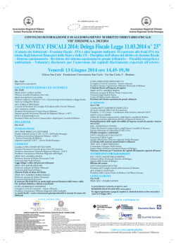 locandina convegno - Comitato Direttivo Statuto Soci Onorari, avv