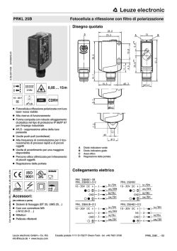 Accessori: Disegno quotato Collegamento elettrico